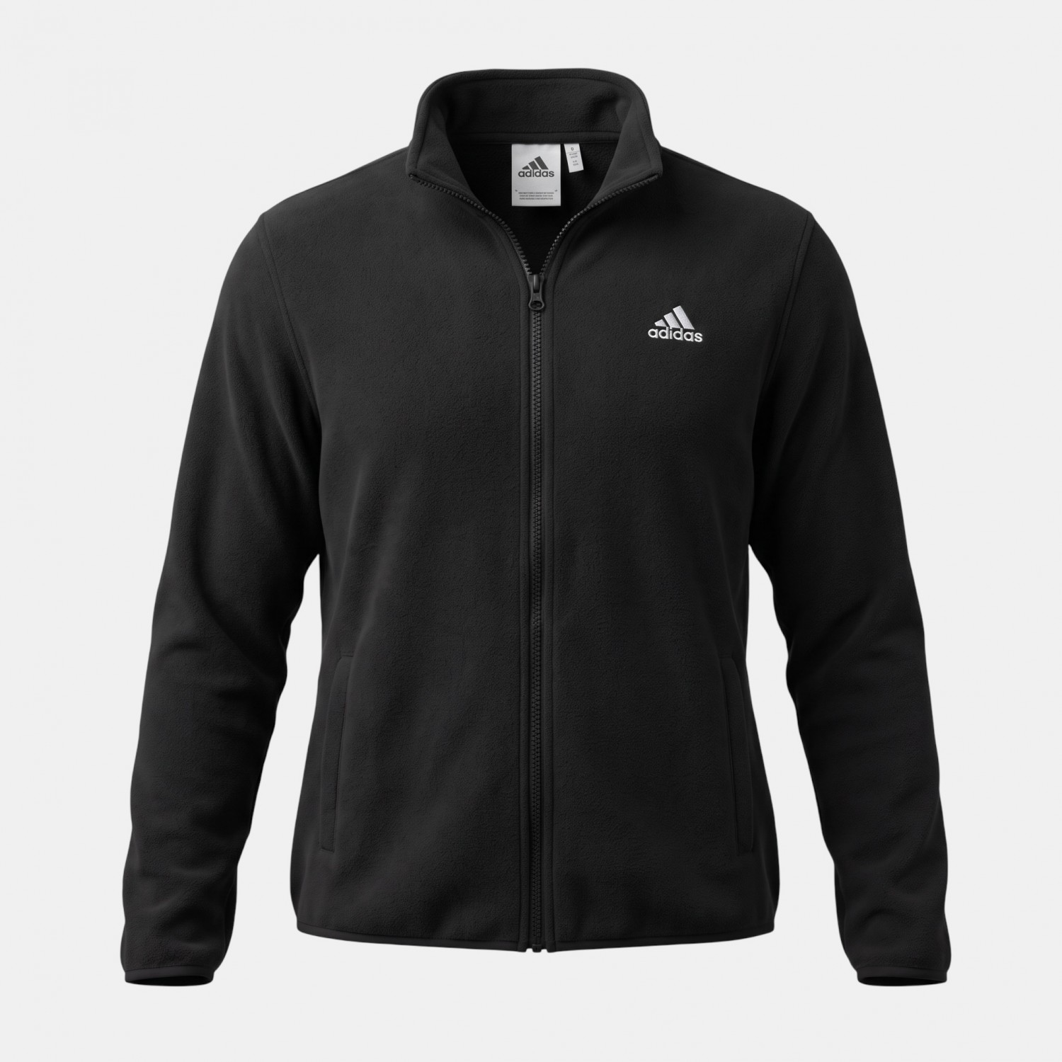 Adidas Μαύρη Fleece Ζακέτα / Pre Owned